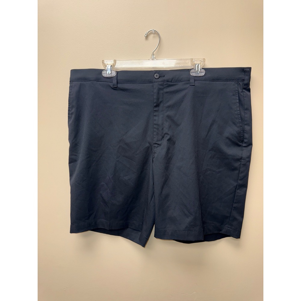 PGA Tour Mens Black Flat Front Golf Shorts Performance Activewear Size 40